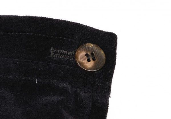 Comme des Garcons COMME des GARCONS Black Velvet Asymmetric Skirt Size US 38 / EU 54 - 5 Thumbnail