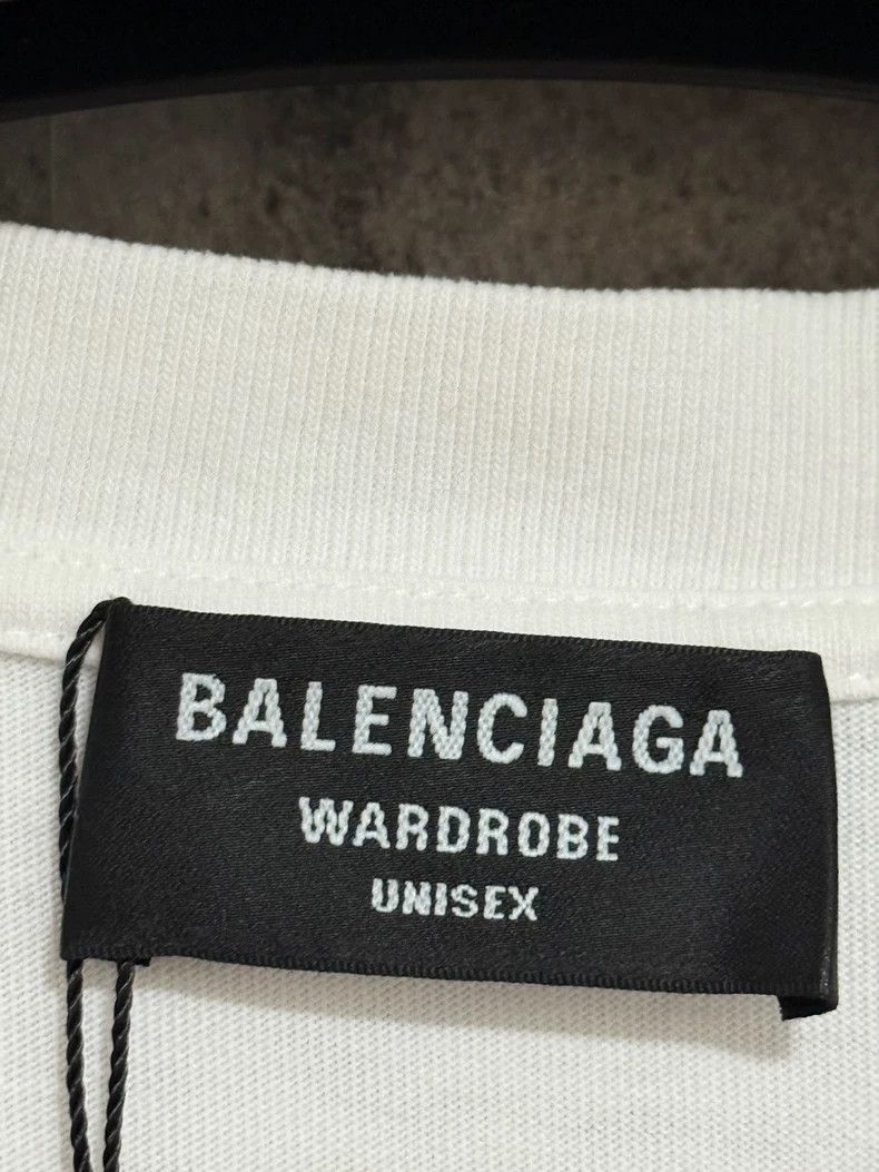 Balenciaga Balenciaga White Mosaic Short Sleeve Size US M / EU 48-50 / 2 - 3 Thumbnail