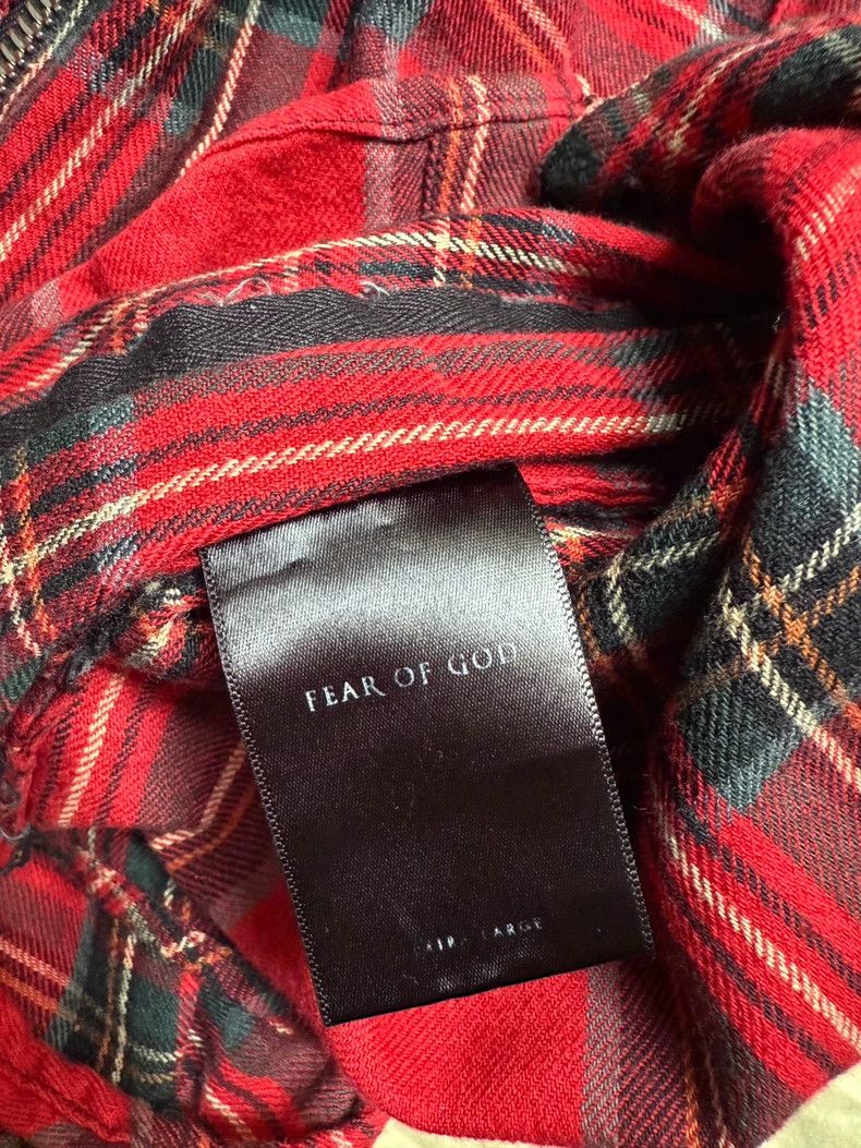 Fear of God Fear of God 2nd Side Zip Wool Shirt Size US XL / EU 56 / 4 - 6 Thumbnail