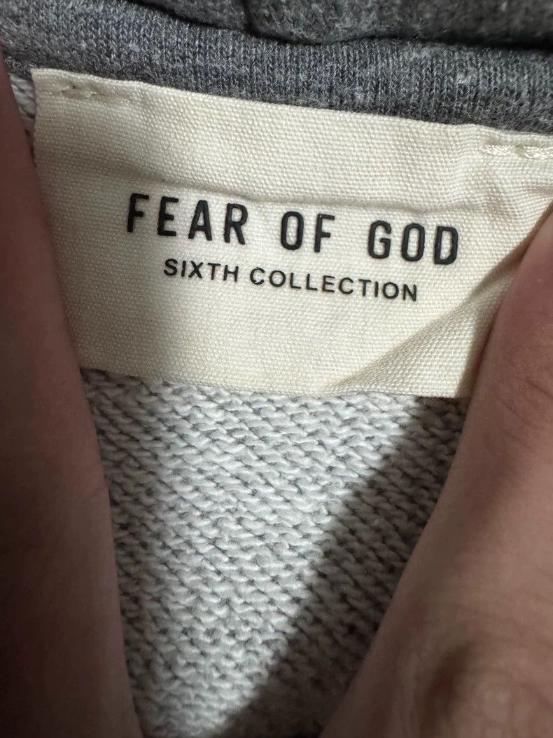 Fear of God Fear of God 6th FG Flocked Hoodie Size US XL / EU 56 / 4 - 5 Thumbnail
