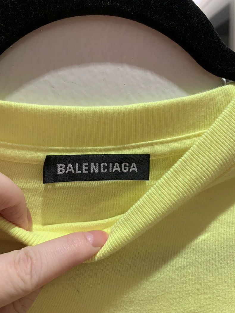 Balenciaga Balenciaga Yellow Coke Short Sleeve S Size US S / EU 44-46 / 1 - 2 Thumbnail