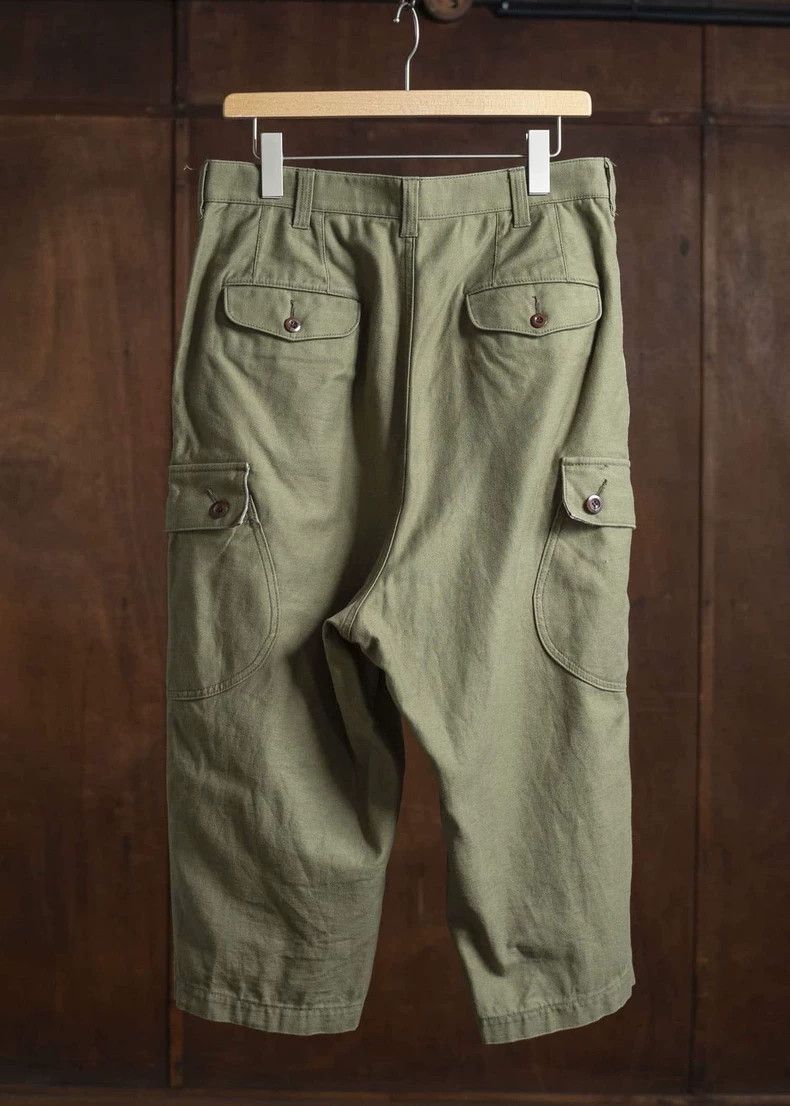 Junya Watanabe JUNYA WATANABE Cotton Cargo Pants Size US 26 / EU 42 - 2 Thumbnail