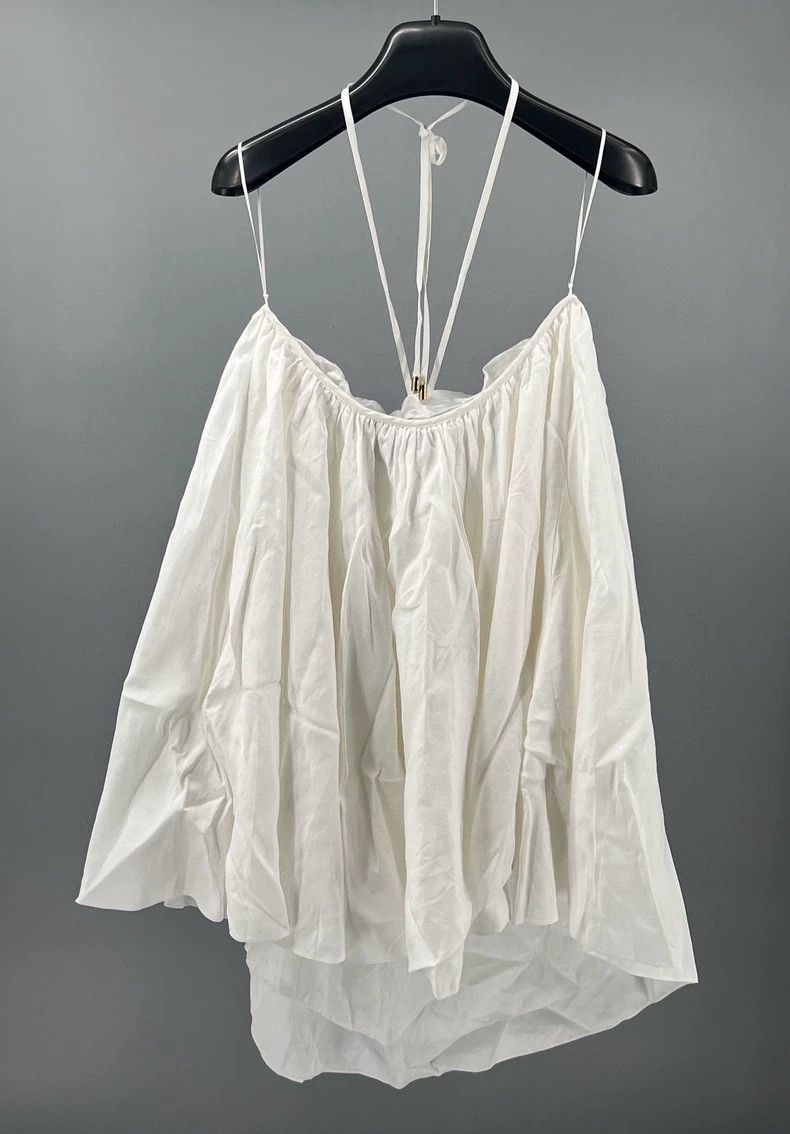 Loewe LOEWE White Linen Sling Dress Size US XS / EU 42 / 0 - 2 Thumbnail