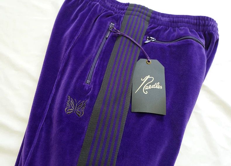 Needles Needles Narrow Track Pant Purple S Size US 27 - 2 Thumbnail