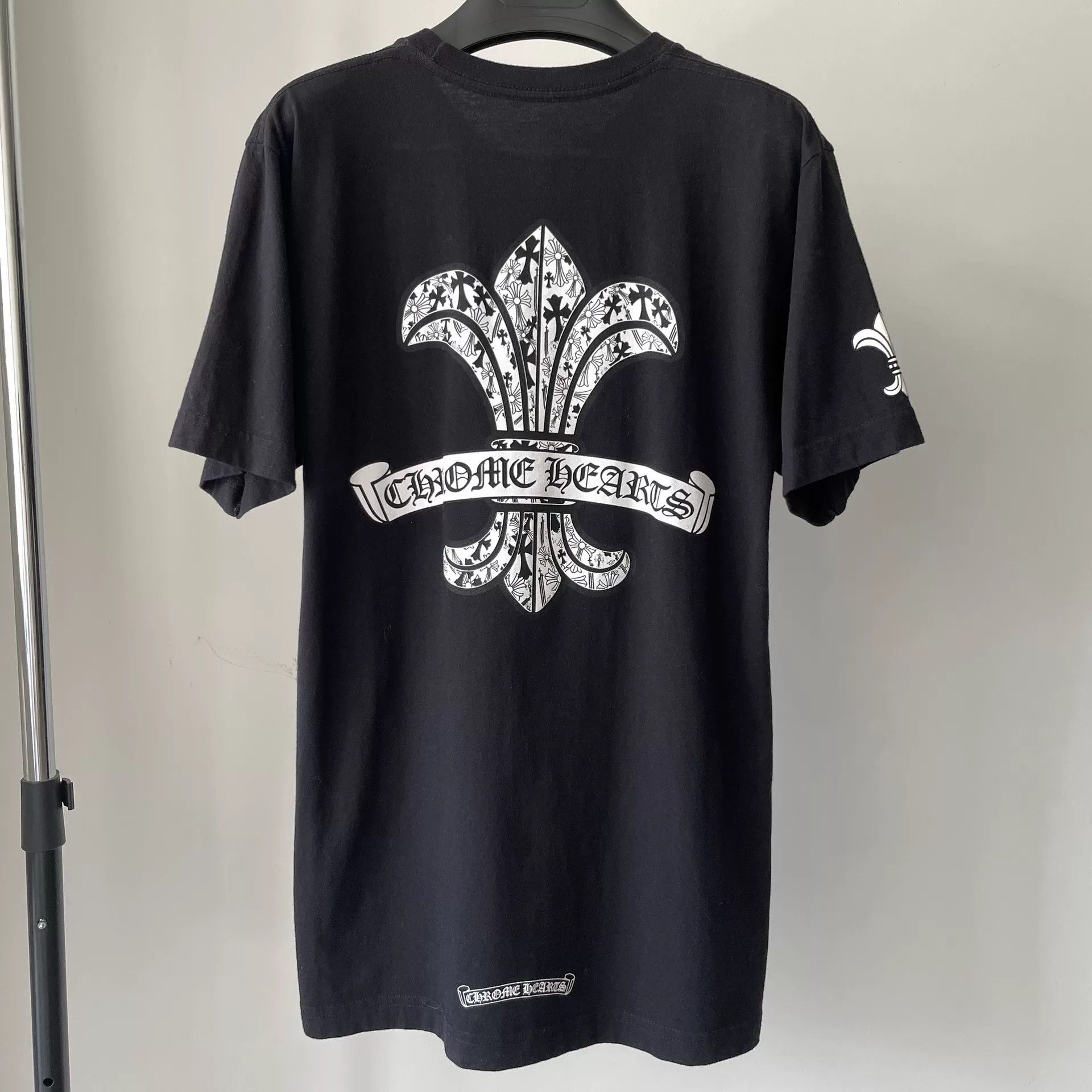 Chrome Hearts Chrome Hearts Black Cross Print Short Sleeve Size US M / EU 48-50 / 2 - 2 Thumbnail