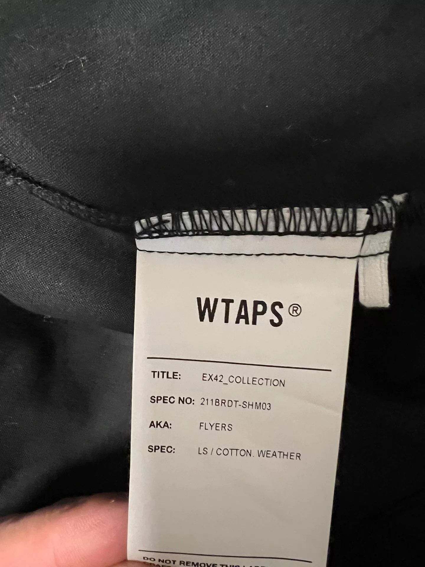 Wtaps WTAPS Cotton Weather Long Sleeve Shirt Size US S / EU 44-46 / 1 - 6 Thumbnail