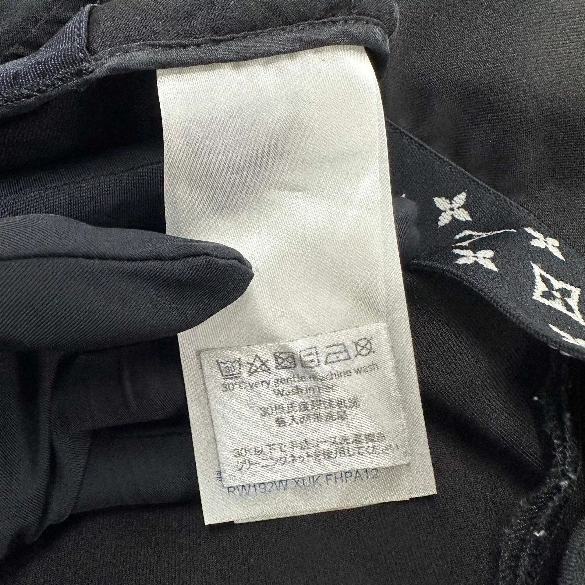 Louis Vuitton LV Black Logo Waist Casual Pants Size US 26 / EU 42 - 6 Thumbnail