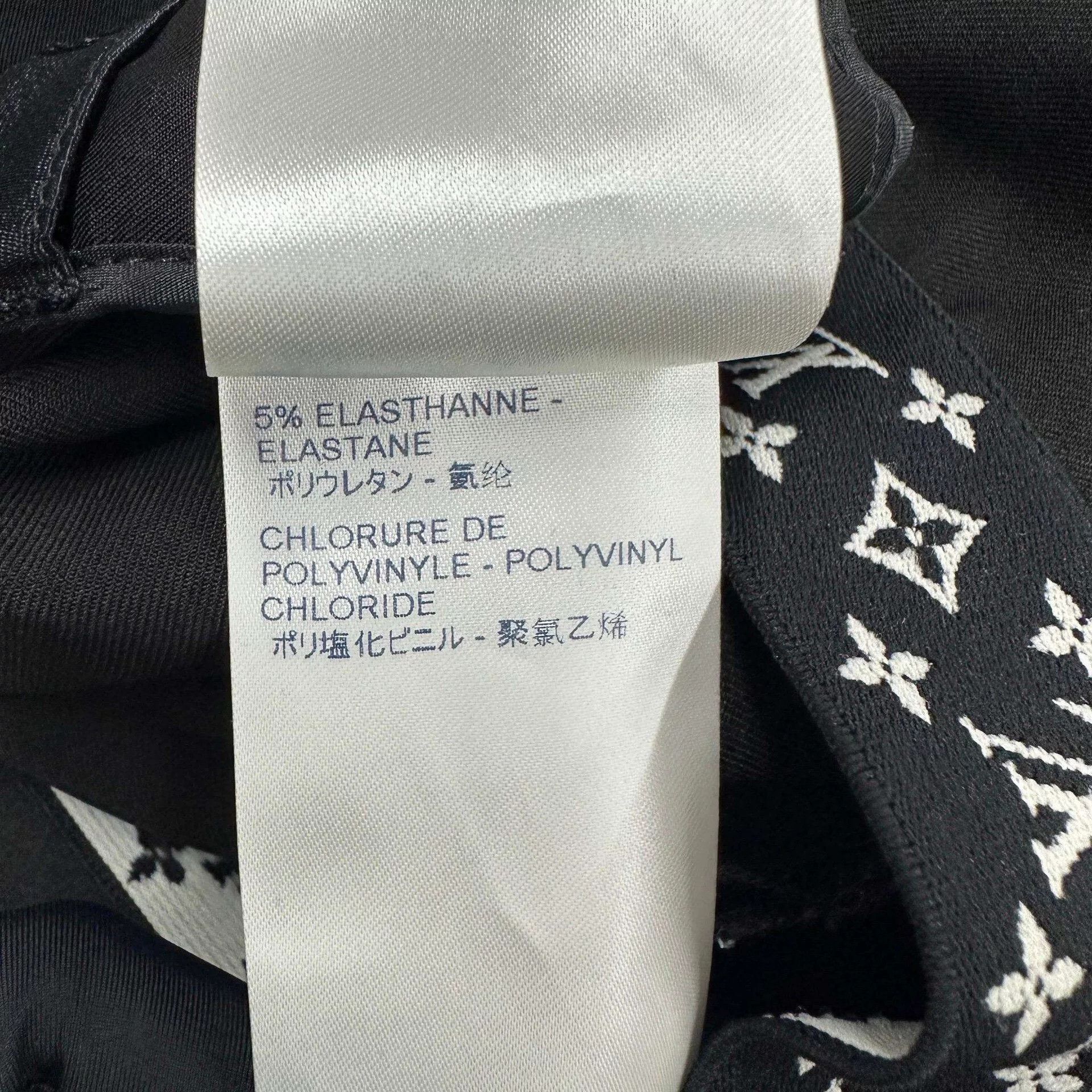 Louis Vuitton LV Black Logo Waist Casual Pants Size US 26 / EU 42 - 8 Thumbnail