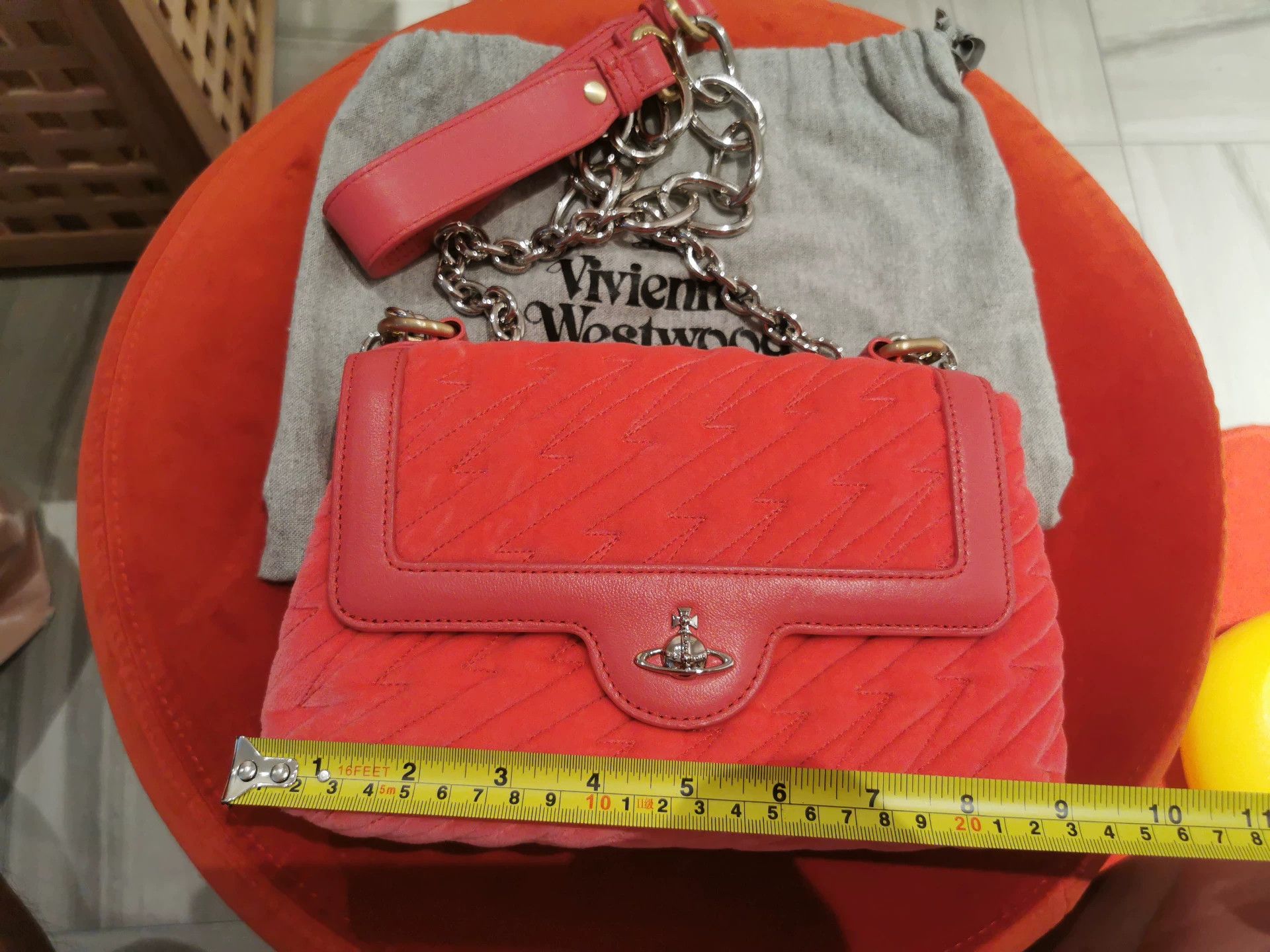 Vivienne Westwood Vivienne Westwood Red Handbag Size ONE SIZE - 2 Thumbnail
