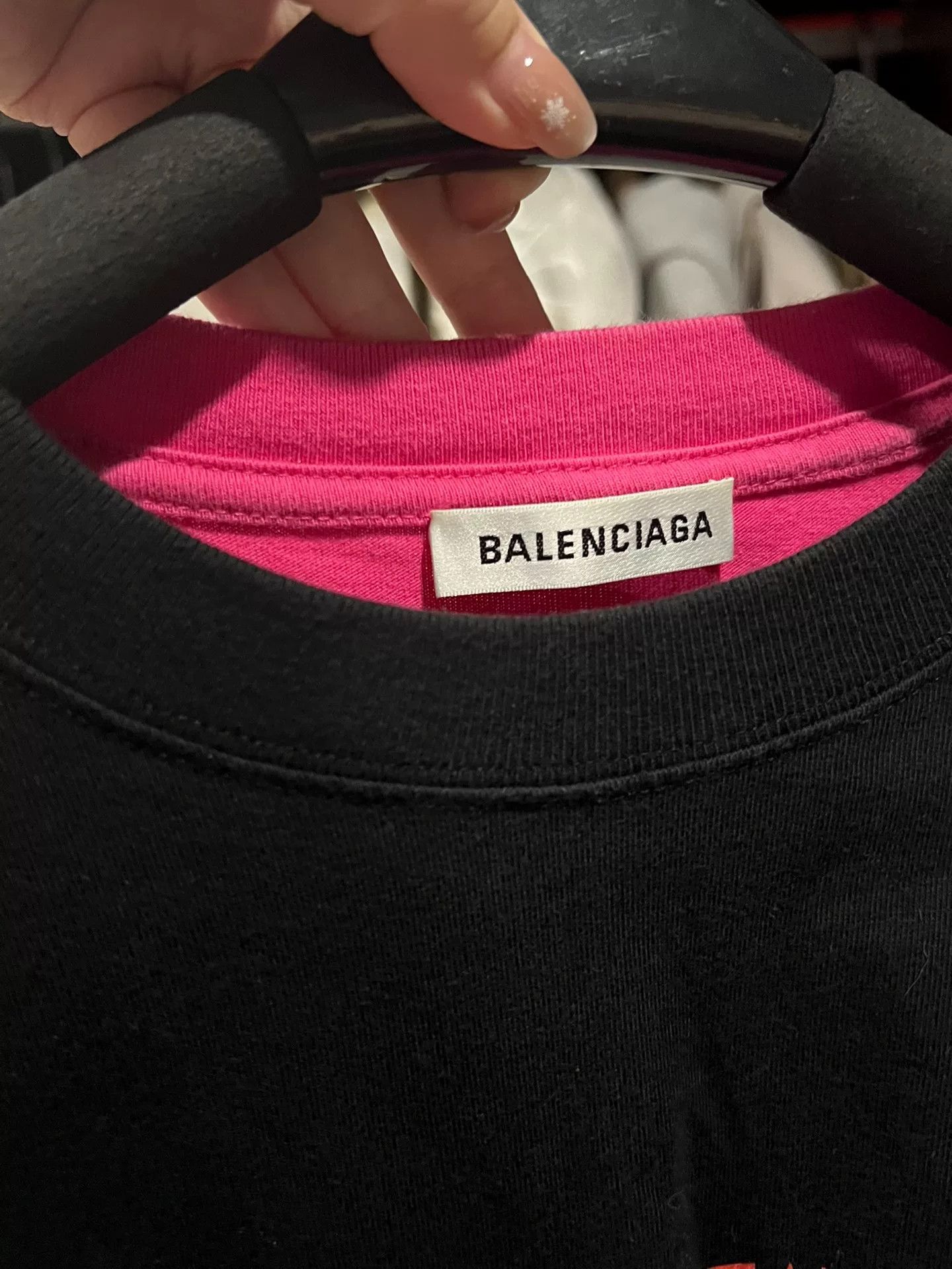 Balenciaga Balenciaga Logo Print Layered Long Sleeve T-shirt Size US XS / EU 42 / 0 - 7 Thumbnail