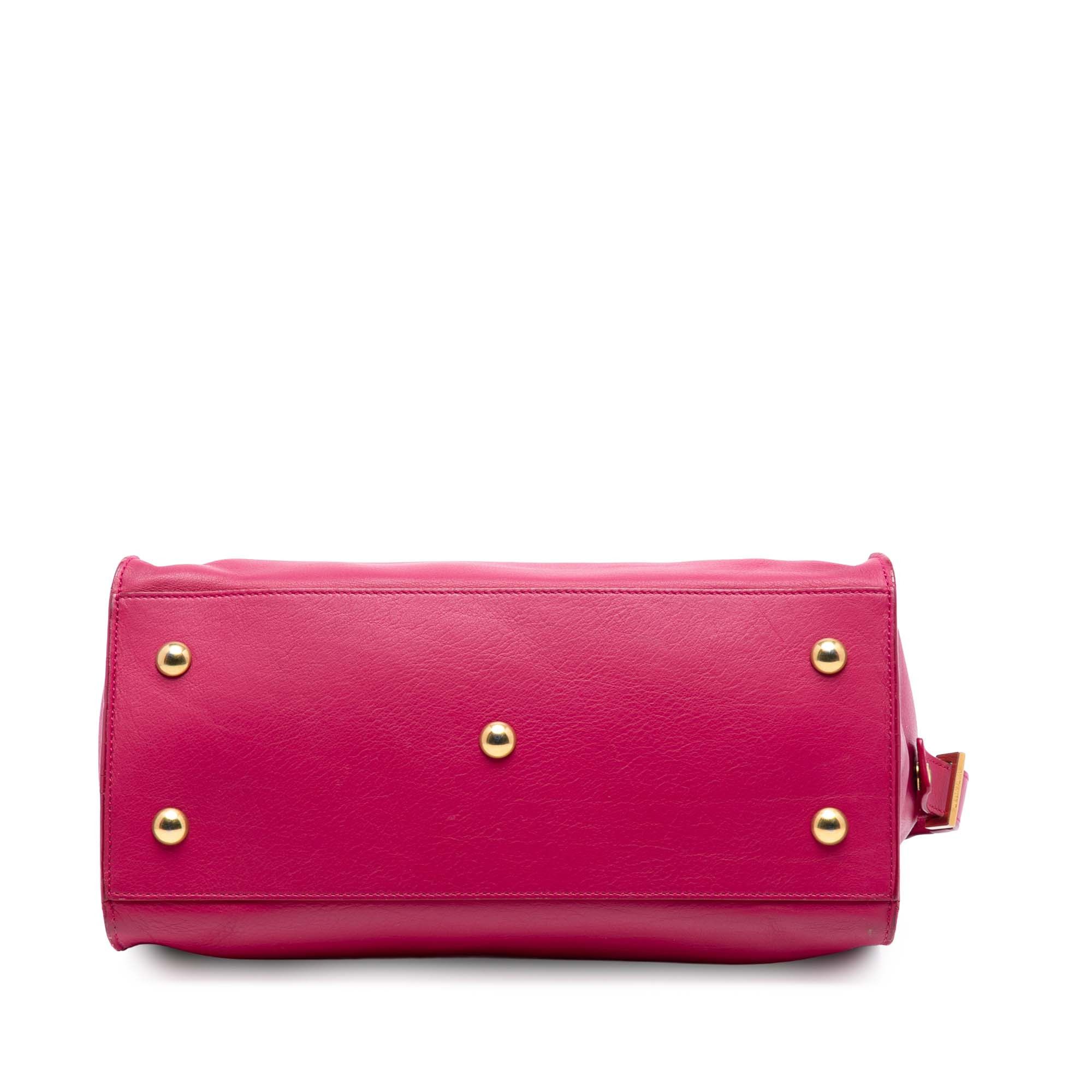 Yves Saint Laurent Yves Saint Laurent Small Calfskin Cabas Chyc Satchel Size ONE SIZE - 3 Thumbnail