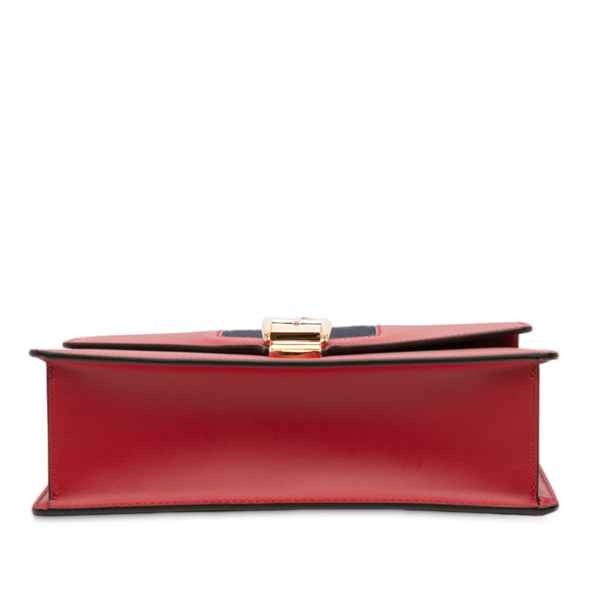 Gucci Gucci Small Leather Sylvie Web Satchel Size ONE SIZE - 3 Thumbnail