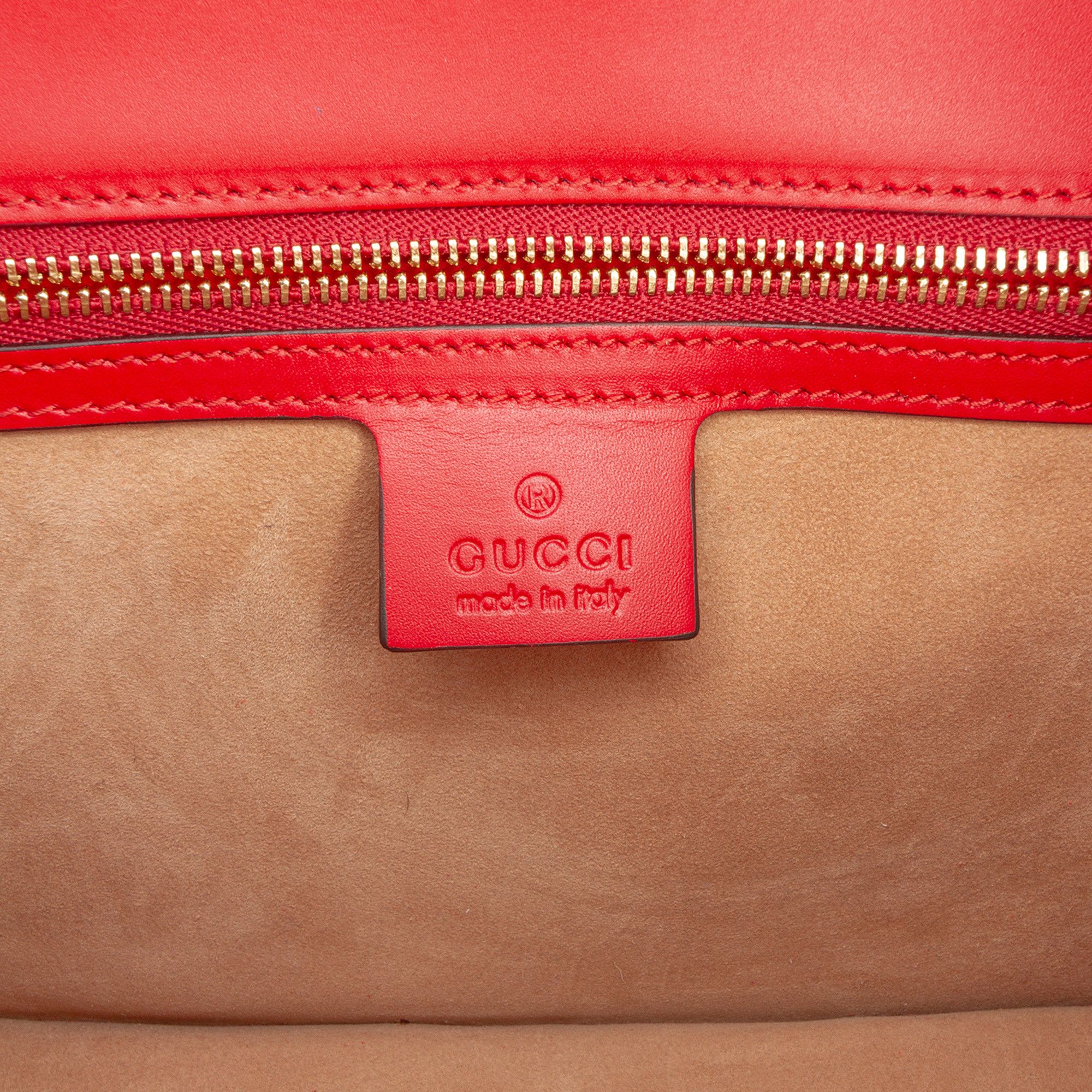 Gucci Gucci Small Leather Sylvie Web Satchel Size ONE SIZE - 5 Thumbnail
