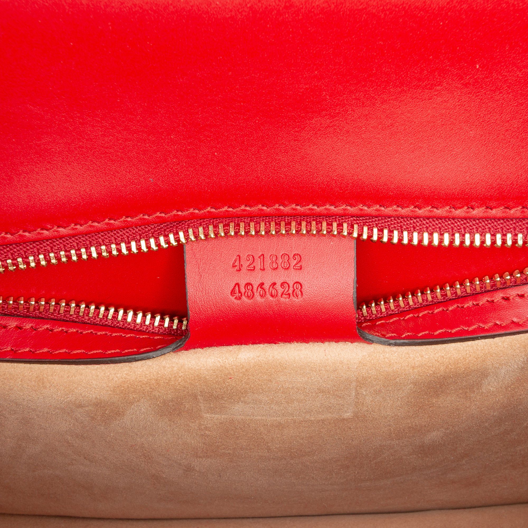 Gucci Gucci Small Leather Sylvie Web Satchel Size ONE SIZE - 6 Thumbnail