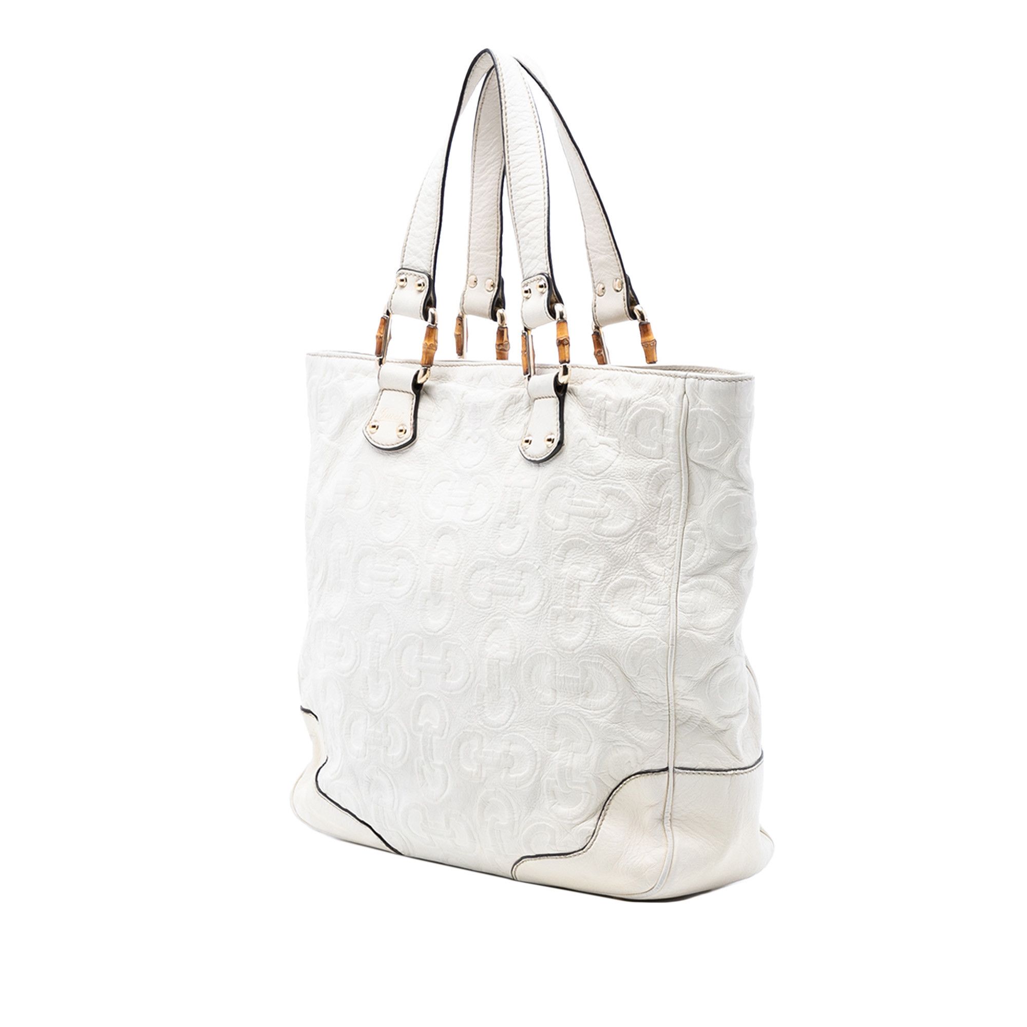 Gucci Gucci Leather Bamboo Horsebit Tote Size ONE SIZE - 2 Thumbnail
