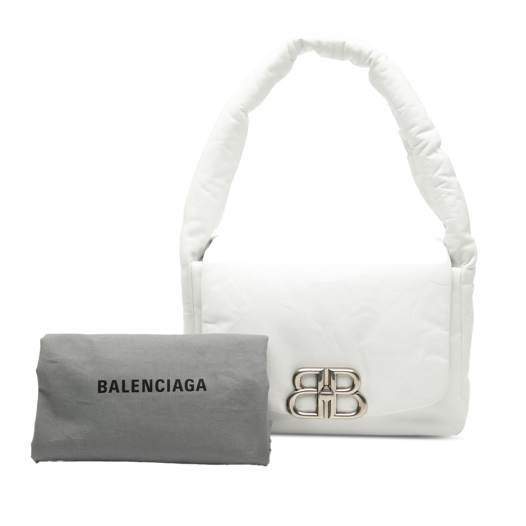 Balenciaga Balenciaga Small Calfskin Monaco Sling Shoulder Bag Size ONE SIZE - 8 Thumbnail