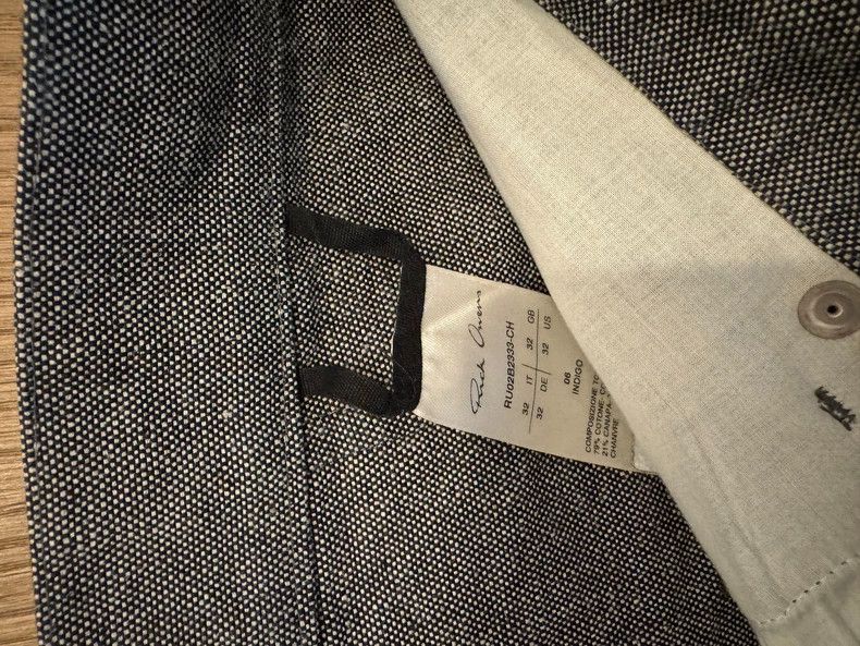 Rick Owens Rick Owens Geth Gray Denim Straight Jeans Size US 33 - 5 Thumbnail