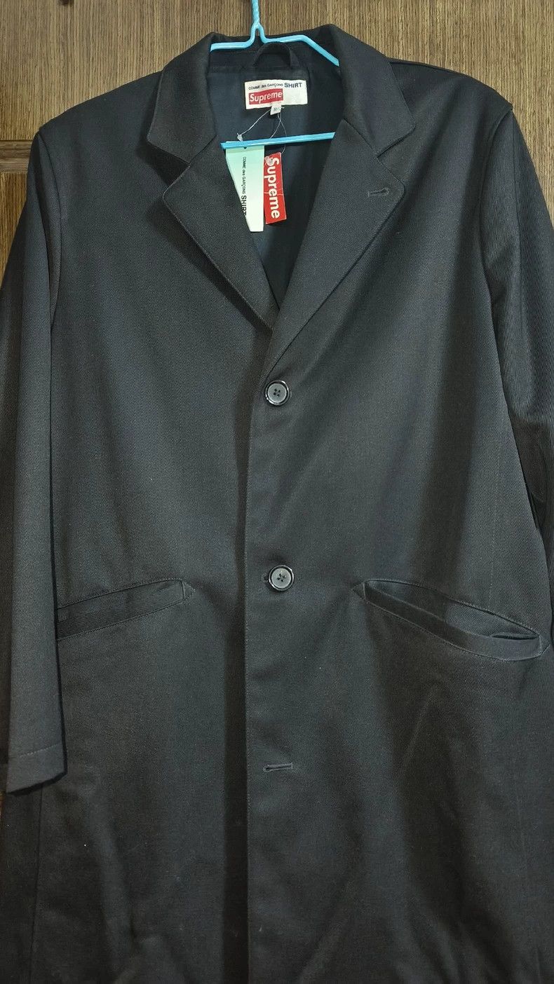 Comme des Garcons Supreme x CDG FW18 Shirt Coat Size US M / EU 48-50 / 2 - 2 Thumbnail