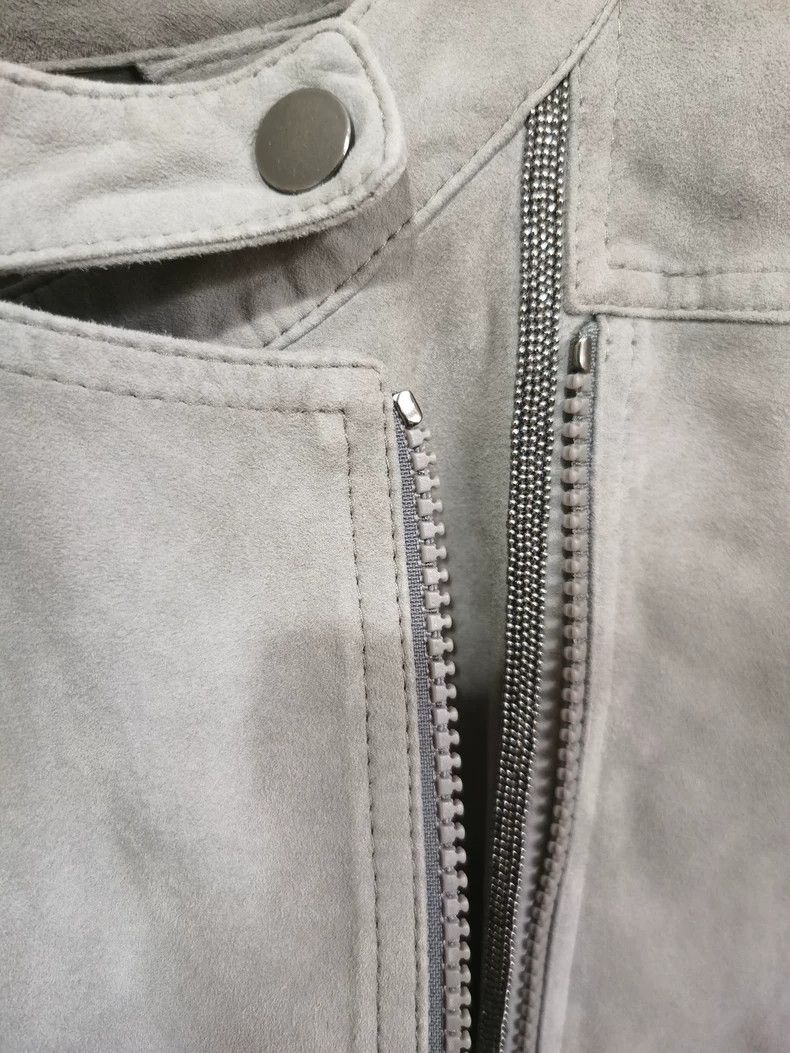 Brunello Cucinelli Brunello Cucinelli Shearling Collar Jacket Size US S / EU 44-46 / 1 - 2 Thumbnail