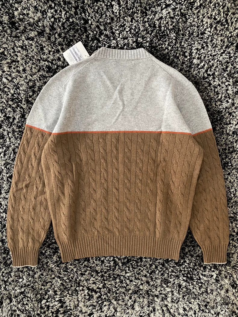Brunello Cucinelli Brunello Cucinelli Men's V-Neck Sweater Size US L / EU 52-54 / 3 - 2 Thumbnail