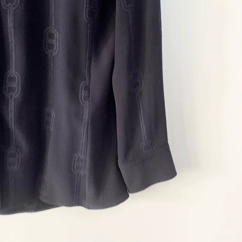 Hermes Hermes Navy Blue Shirt Size 34 Size US XS / EU 42 / 0 - 4 Thumbnail