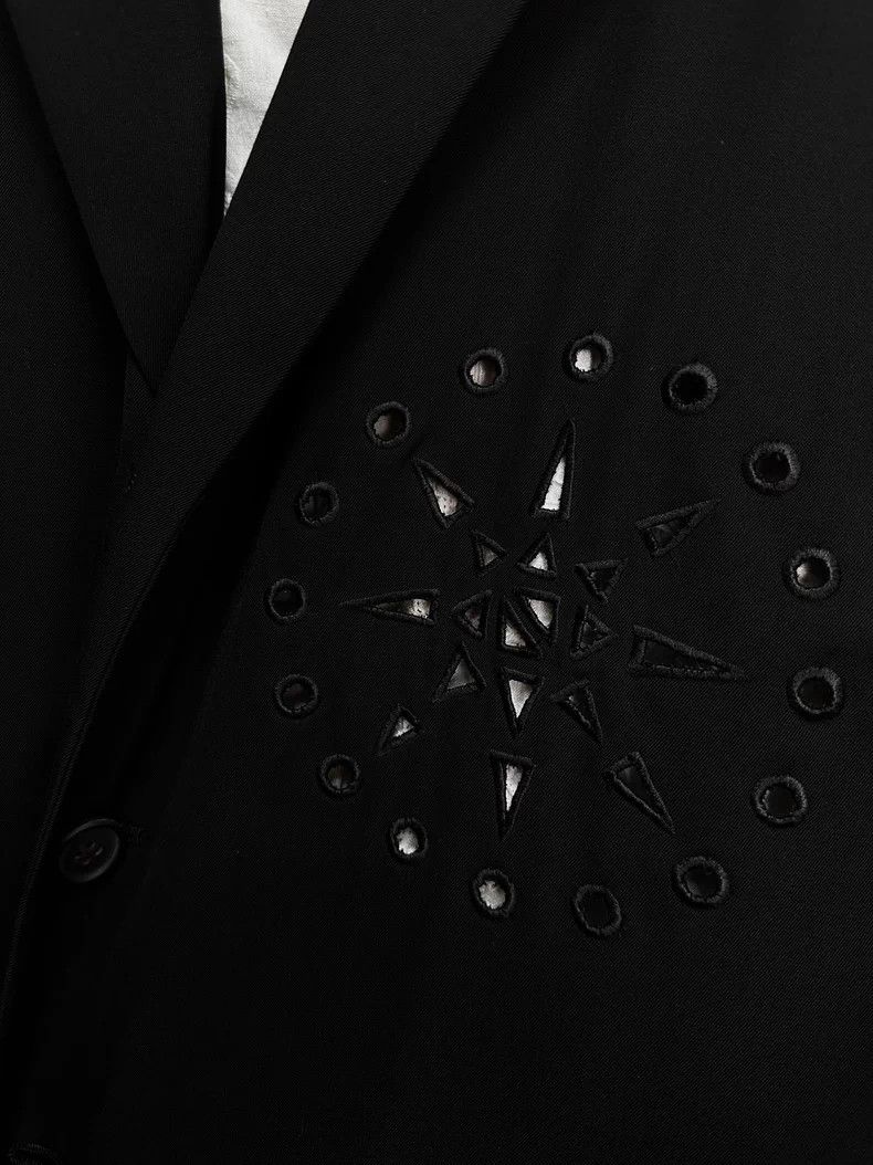 Yohji Yamamoto Yohji Yamamoto 92ss Floral Cutout Blazer Size US S / EU 44-46 / 1 - 5 Thumbnail