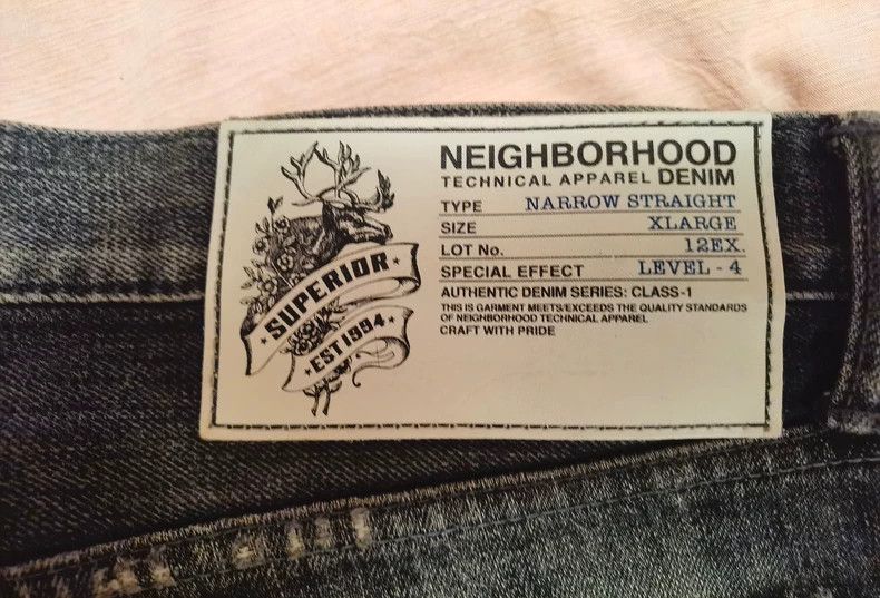 Neighborhood Neighborhood Denim Narrow XL Jeans Size US 31 - 2 Thumbnail