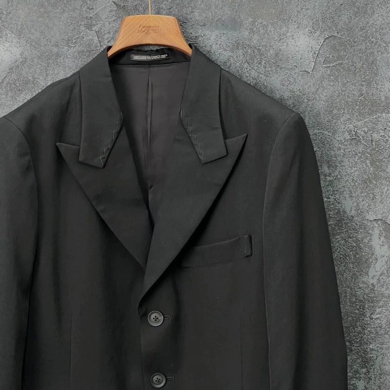 Yohji Yamamoto Yohji Yamamoto Wool Blazer Size US L / EU 52-54 / 3 - 3 Thumbnail