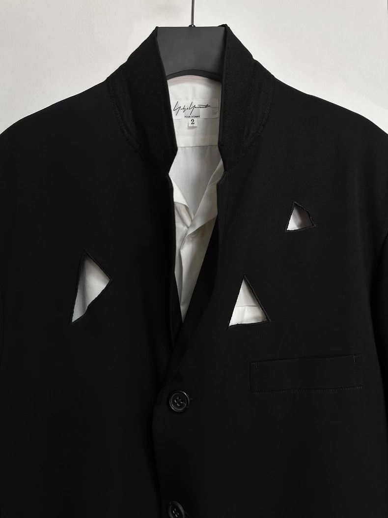 Yohji Yamamoto Yohji Yamamoto 92SS Laser Cut Jacket Size US S / EU 44-46 / 1 - 5 Thumbnail