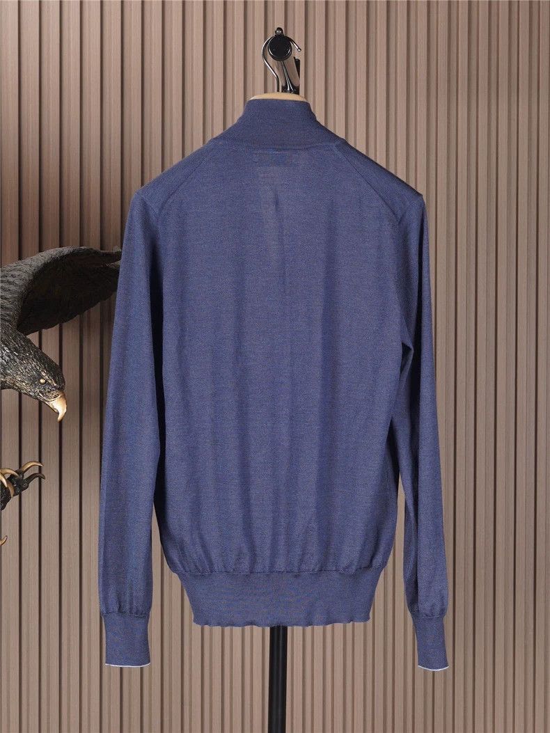 Brunello Cucinelli Brunello Cucinelli Cashmere Silk Knit Jacket Size US XXL / EU 58 / 5 - 2 Thumbnail