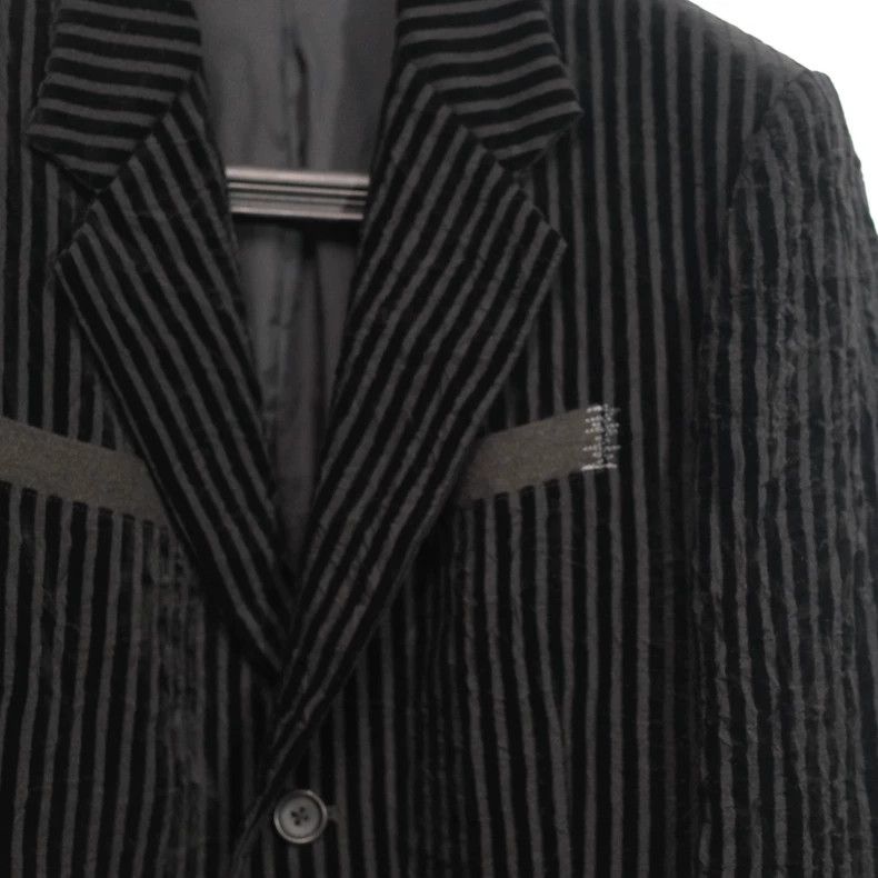 Yohji Yamamoto Yohji Yamamoto 23AW Stripe Blazer Size US M / EU 48-50 / 2 - 6 Thumbnail