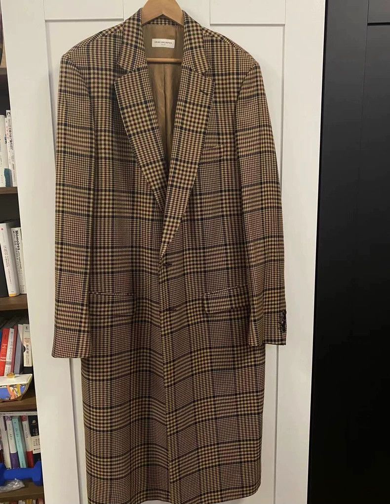 Dries Van Noten Dries Van Noten Plaid Wool Coat Size US S / EU 44-46 / 1 - 3 Thumbnail