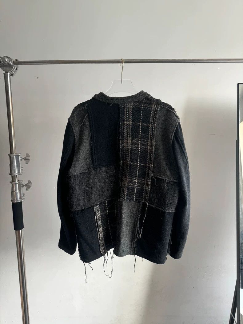 Comme des Garcons COMME des GARCONS SHIRT Patchwork Wool Blazer Size US M / EU 48-50 / 2 - 2 Thumbnail
