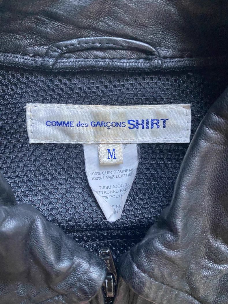Comme des Garcons Comme des Garcons 05AW Pleated Leather Jacket Size US M / EU 48-50 / 2 - 5 Thumbnail