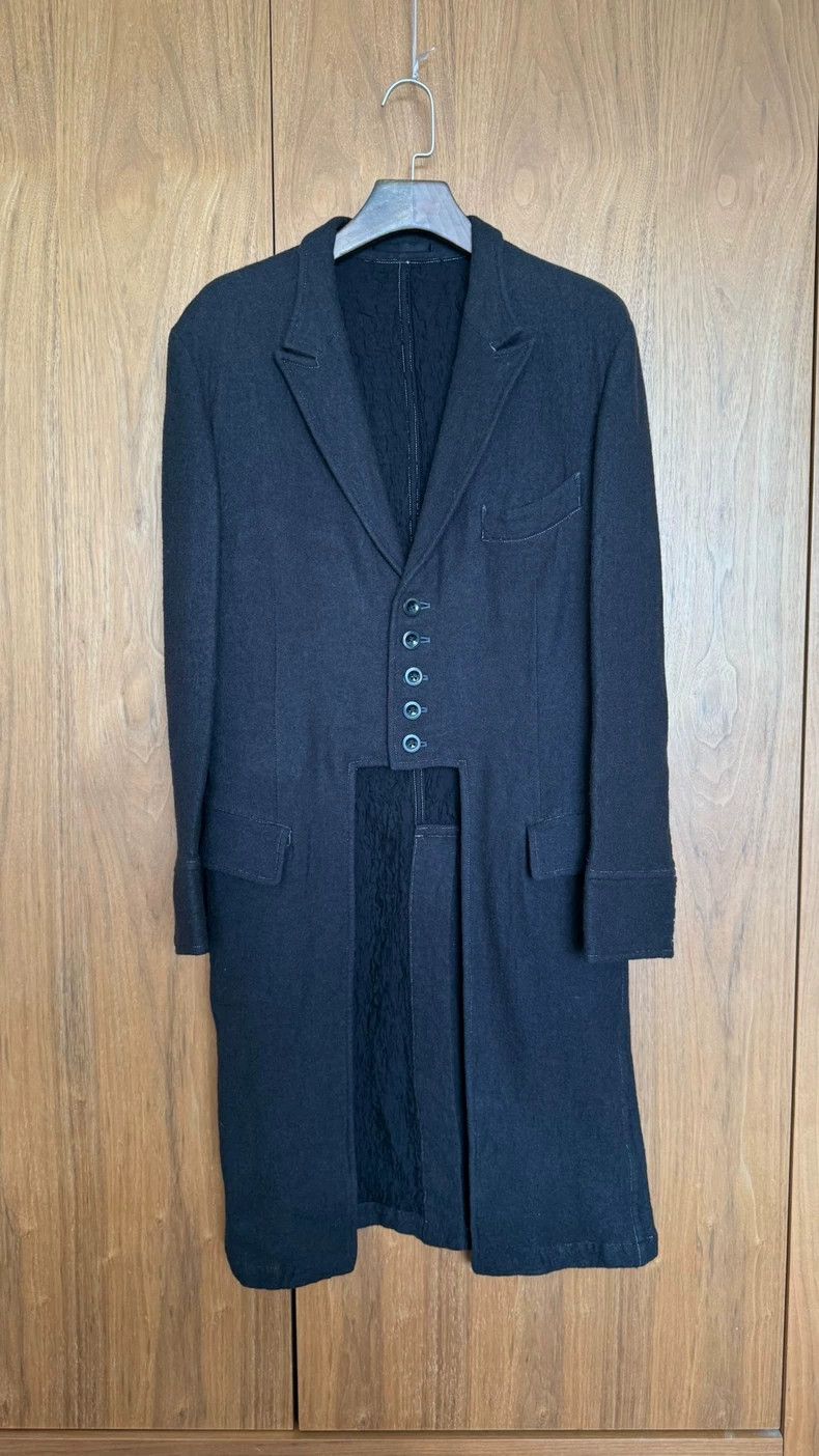 Yohji Yamamoto Yohji Yamamoto Runway Wool Coat Size US M / EU 48-50 / 2 - 3 Thumbnail