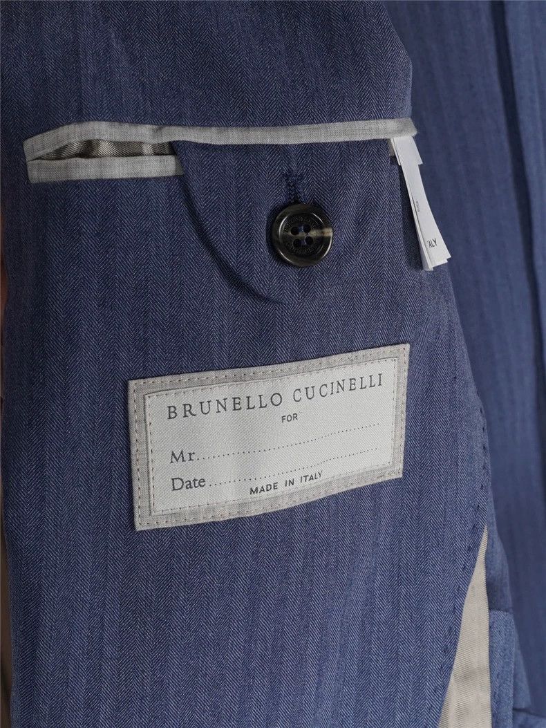 Brunello Cucinelli Brunello Cucinelli Silk Cotton Blazer Size US L / EU 52-54 / 3 - 4 Thumbnail