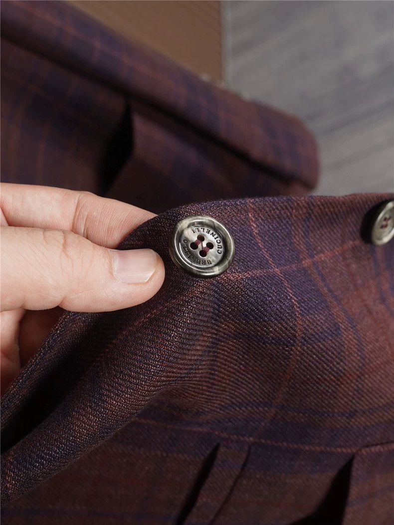 Brunello Cucinelli Brunello Cucinelli Wool Silk Blazer Size US L / EU 52-54 / 3 - 6 Thumbnail