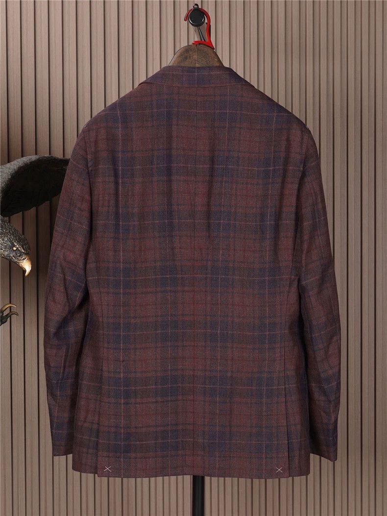 Brunello Cucinelli Brunello Cucinelli Wool Silk Blazer Size US L / EU 52-54 / 3 - 3 Thumbnail