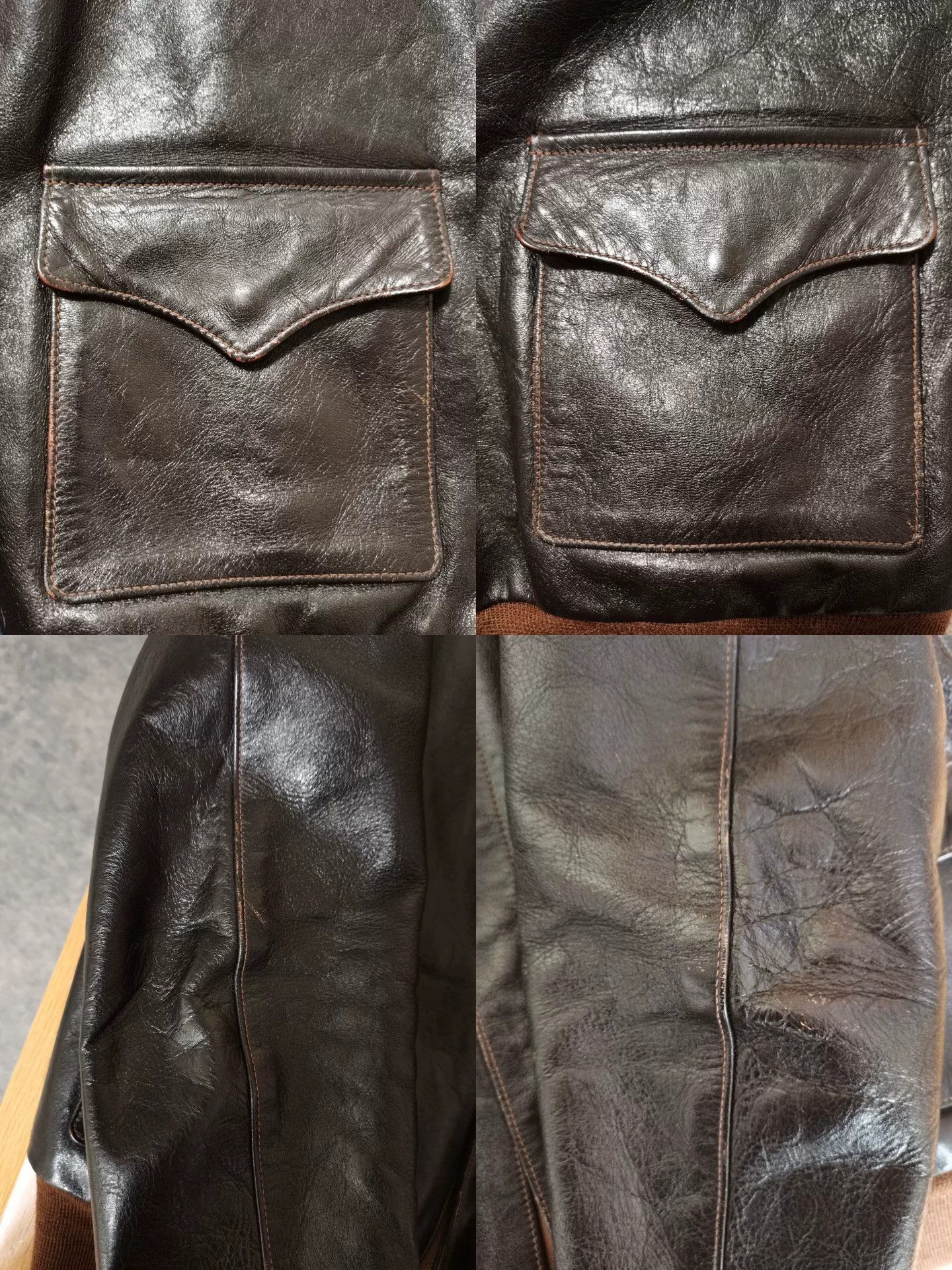 The Real McCoy's The Real McCoy's A2 Leather Jacket Size US M / EU 48-50 / 2 - 4 Thumbnail