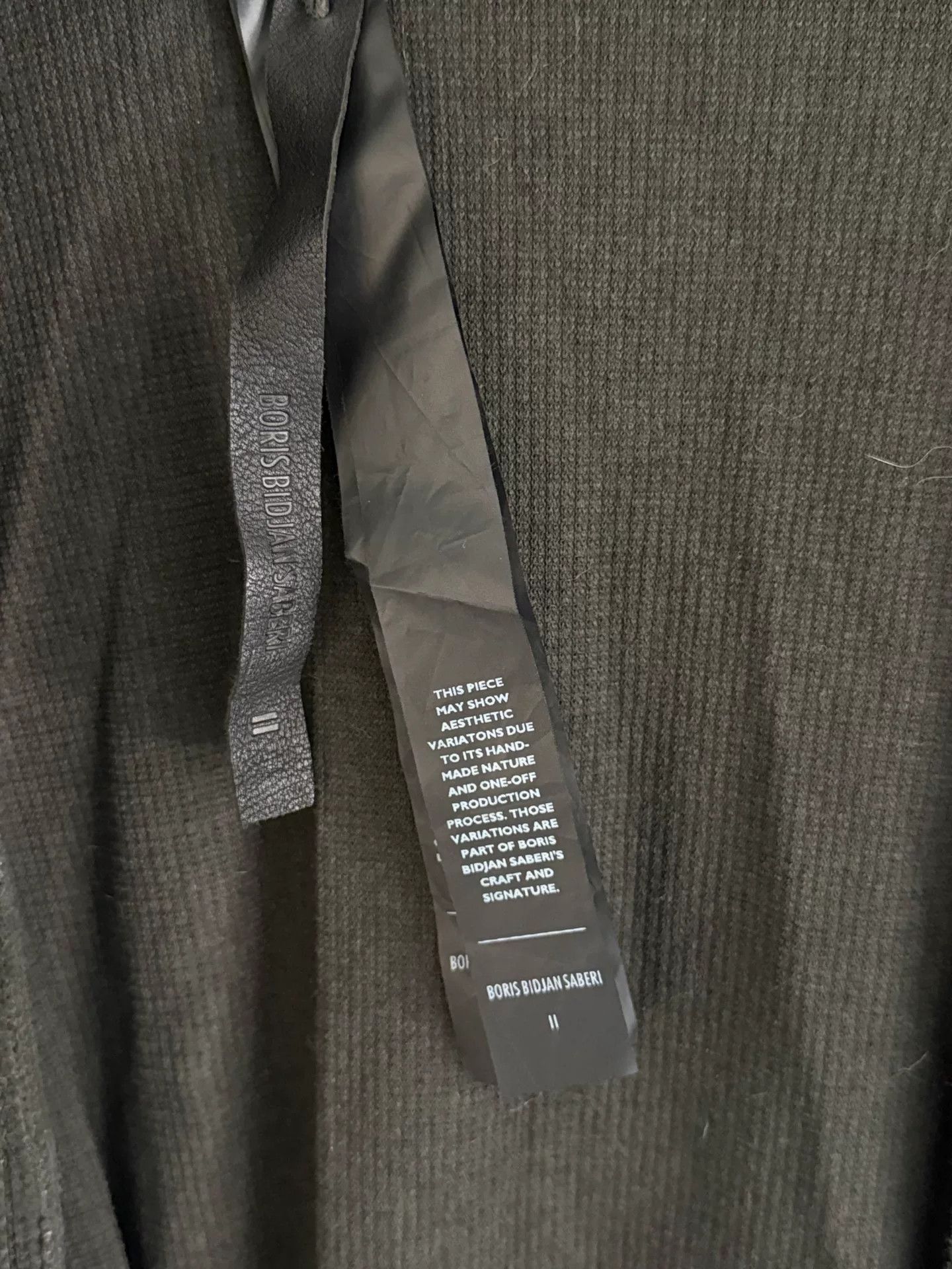 Boris Bidjan Saberi Boris Bidjan Saberi 18ss Long Robe Size US M / EU 48-50 / 2 - 5 Thumbnail