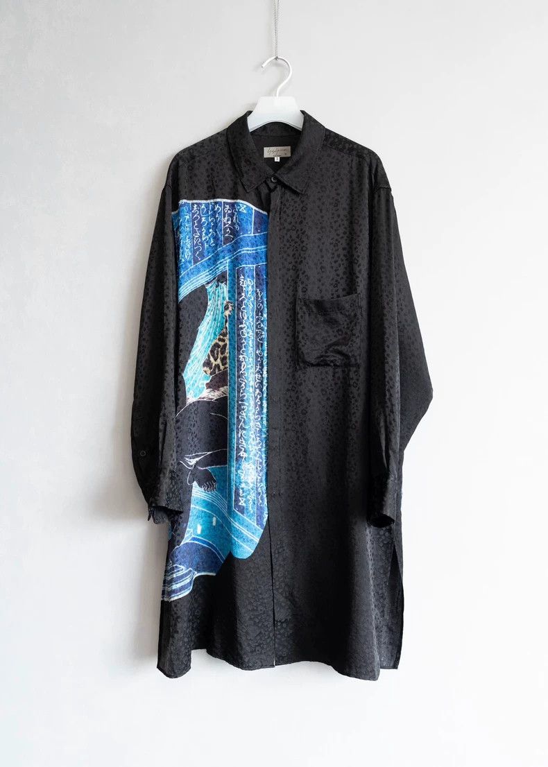 Yohji Yamamoto Yohji Yamamoto 19SS Silk Ukiyo-e Shirt Size US L / EU 52-54 / 3 - 2 Thumbnail