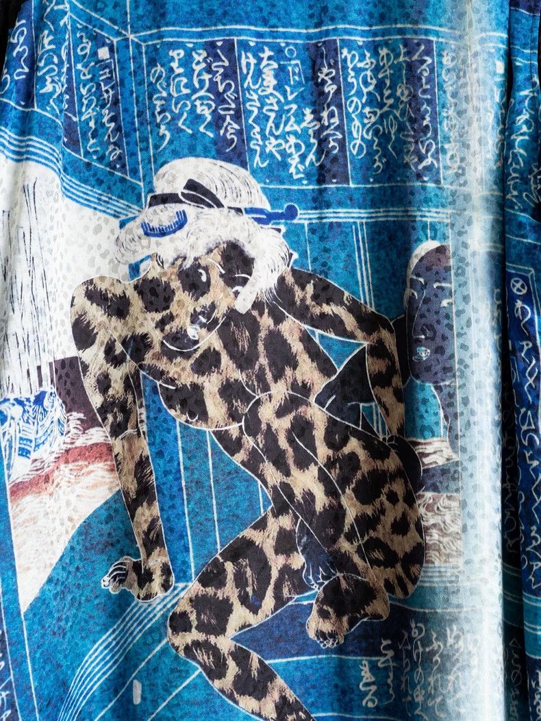 Yohji Yamamoto Yohji Yamamoto 19SS Silk Ukiyo-e Shirt Size US L / EU 52-54 / 3 - 7 Thumbnail