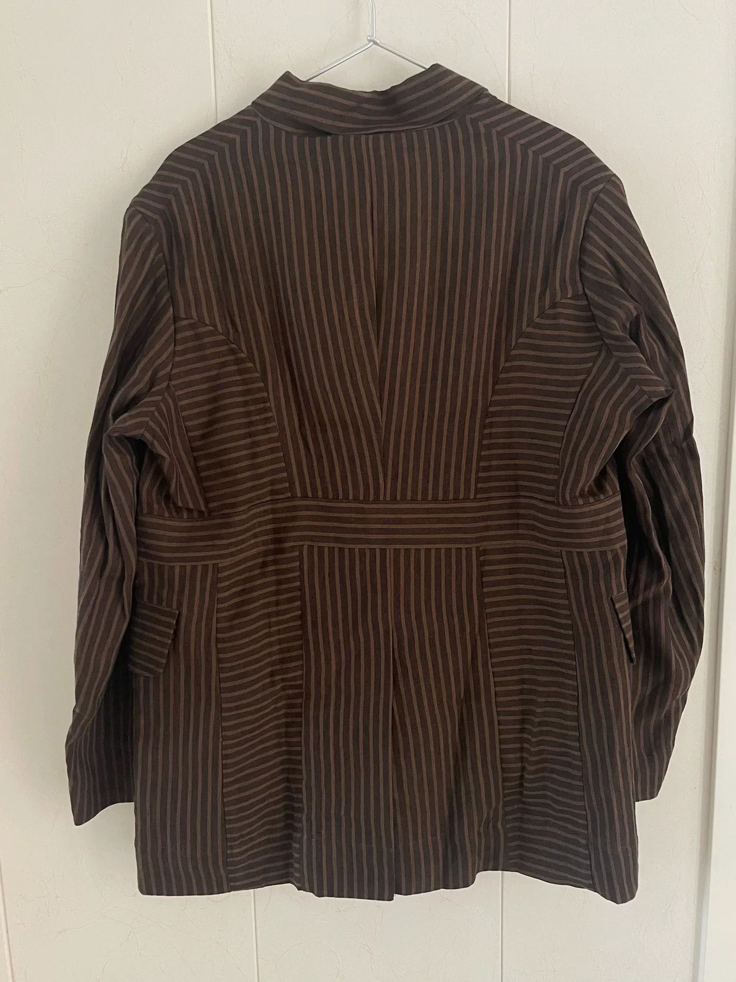 John Alexander Skelton John Alexander Skelton 22SS Linen Stripe Jacket Size US M / EU 48-50 / 2 - 2 Thumbnail