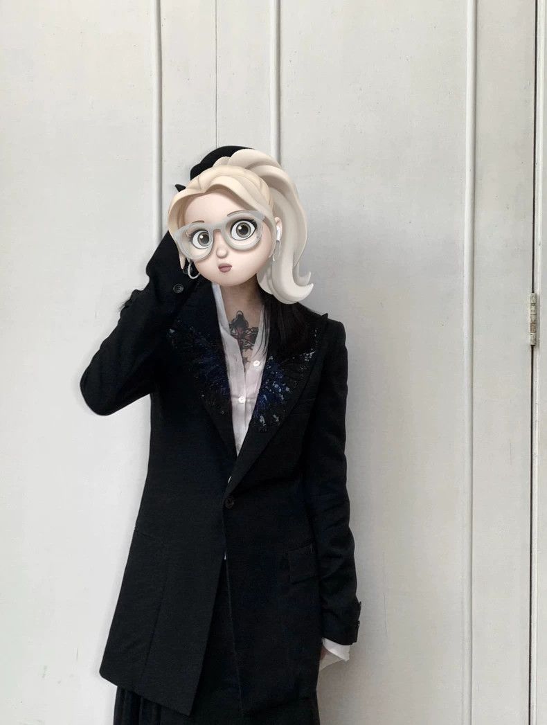 Yohji Yamamoto Yohji Yamamoto Sequin Blazer Jacket Size US XS / EU 42 / 0 - 8 Thumbnail
