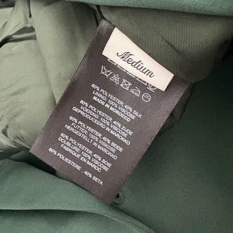 Dries Van Noten Dries Van Noten Green Double-Breasted Blazer Size US M / EU 48-50 / 2 - 4 Thumbnail