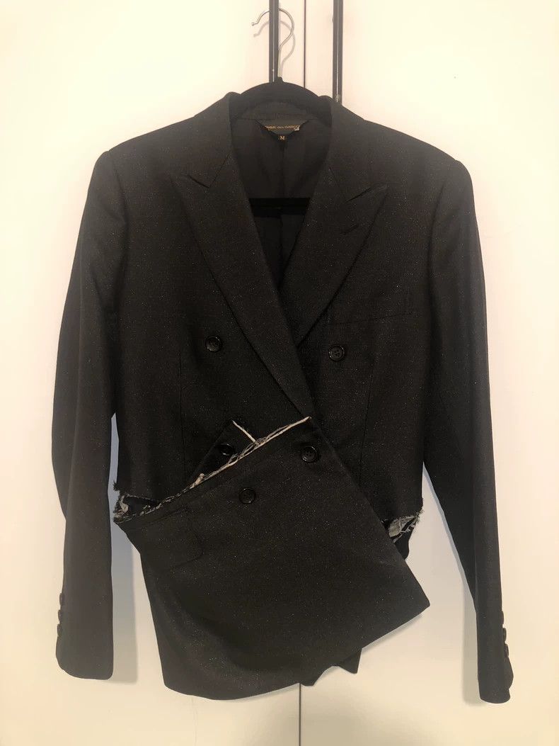 Comme des Garcons Comme des Garçons 2019 Split Tuxedo Blazer Size US M / EU 48-50 / 2 - 2 Thumbnail