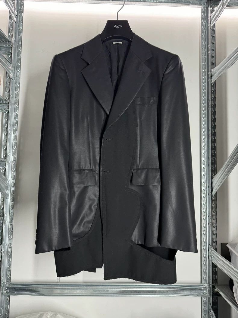 Comme des Garcons COMME des GARCONS Wool Deconstructed Blazer Size US M / EU 48-50 / 2 - 2 Thumbnail