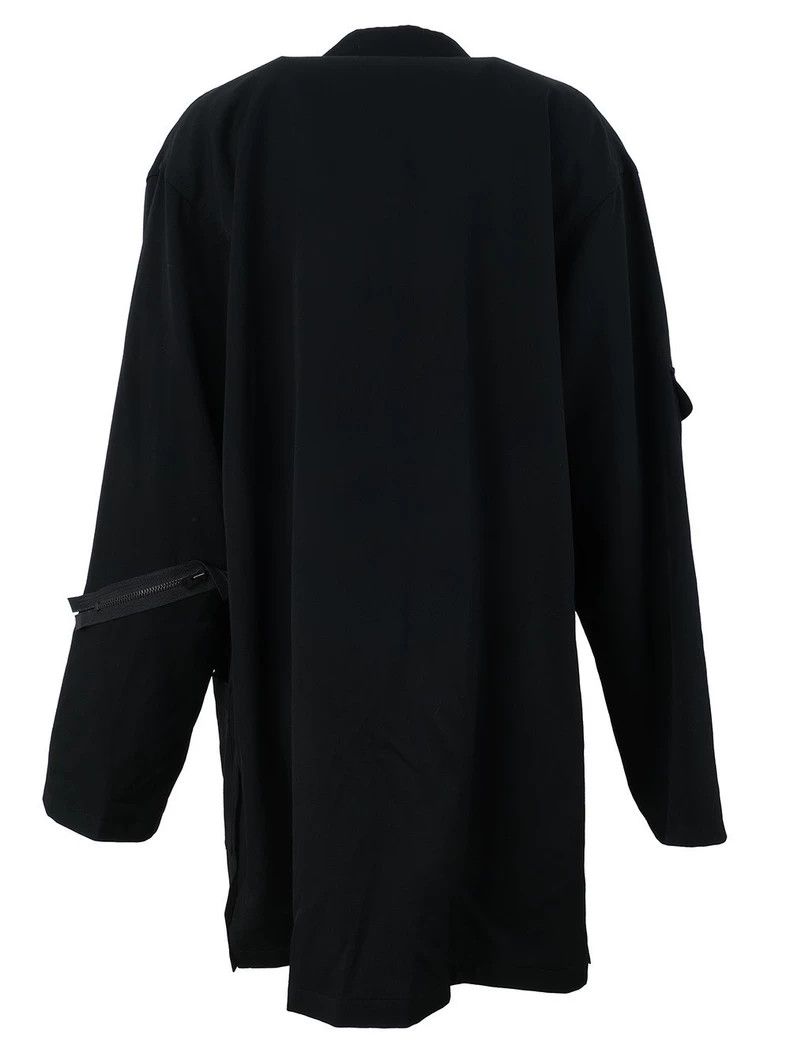 Yohji Yamamoto YOHJI YAMAMOTO Black Wool Coat Size US XS / EU 42 / 0 - 2 Thumbnail