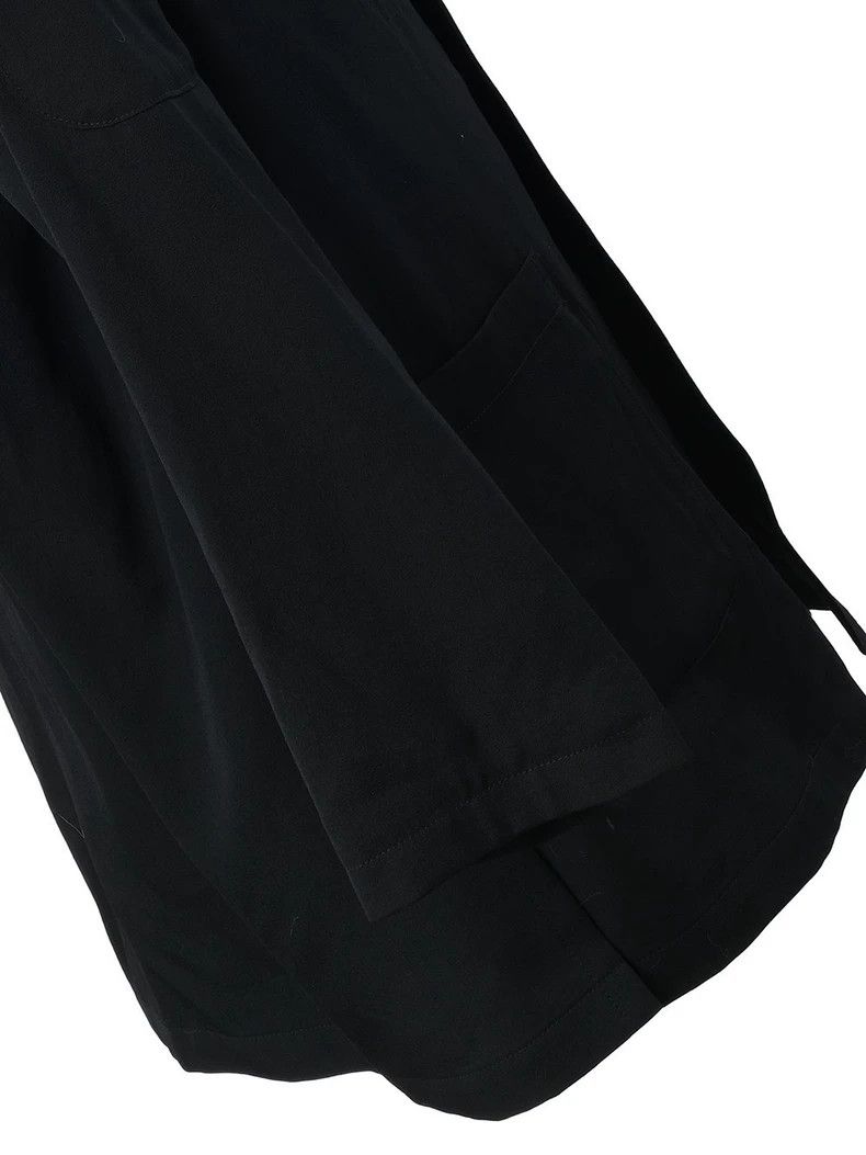 Yohji Yamamoto YOHJI YAMAMOTO Black Wool Coat Size US XS / EU 42 / 0 - 4 Thumbnail