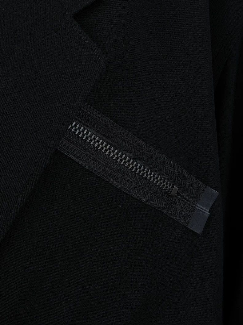 Yohji Yamamoto YOHJI YAMAMOTO Black Wool Coat Size US XS / EU 42 / 0 - 5 Thumbnail